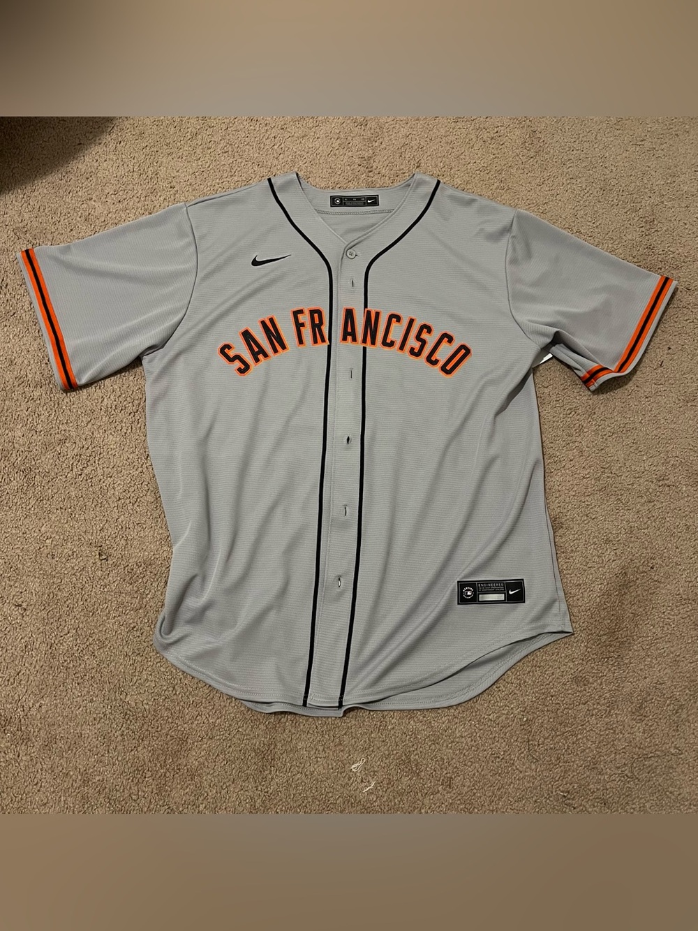 Nike San Francisco Giants Buster Posey jersey